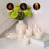 12Pack 2"X3" w/4 Timers+2 VIODAIM Glass Flickering Flameless Candles with Remote, Real Wax Votive Candles Battery