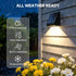 IP65 2 30H -2 Pack Solar Wall Light Outdoor, Radar Motion Sensor Lights Dawn Lighting Wall Sconce Waterproof Solar