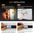 Control,2 Pack Dimmable Closet Counter 20CM) Under Cabinet Lights Remote Magnetic Lights,USB Rechargeable Wireless LED