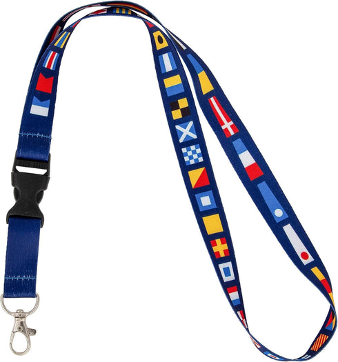 Nautical Boating Lanyard Badge ID Holder, Desert Cactus Keychain Souvenir, Detachable Breakaway Snap Buckle for Nurse