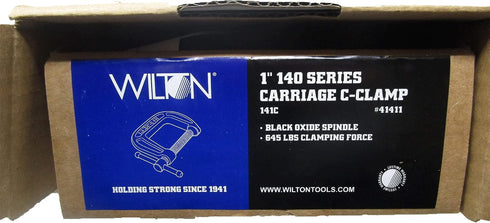 1" Opening Capacity Carriage C-Clamp, 1-1/16" Throat, 140 Series - Wilton Model 141C