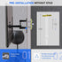Drywall Anchor with Included Bolts for 1/4”-20, Heavy Duty Hollow Drywall Anchors for TV Mounting Kit, 12 Packs
