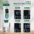 5-in-1 Swimming Digital PH Meter, with Voice Function, PH/TDS/EC/Temp/Salt Pool Salt Tester, Waterproof & Rechargeable