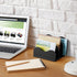 DRASTAR Mail Organizer Countertop, Letter Holder for Desk, 3 Slots Black Small File Holder for Home Office