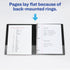 Avery Durable View 3 Ring Binder, 1/2 Inch Slant Rings, 4 Black Binders (05736)