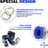 37 Pcs Quick Connect Air Hose Fitting Kit, 1/4" 3/8" 1/2" Push To Connect Fittings for Truck or Industrial Air