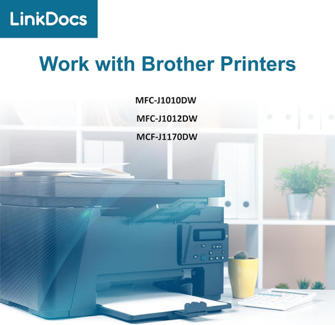 LC401xl Ink Cartridges for Brother Printer Replacement for LC401 LC401XL, Compatible with MFC-J1010DW MFC-J1170DW
