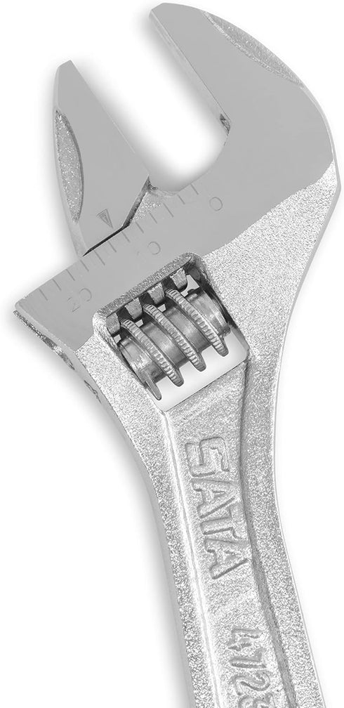 SATA 6 Inch Stubby Wide Jaw Adjustable Wrench - ST47232 by SATA