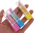 ibasenice Kids Lipstick Erasers, 3pcs Cute Cartoon Novelty Erasers for Kids Stationery