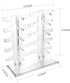 Lamoutor 2 Row Transparent Sunglasses Rack Holder - Glasses Display Stand