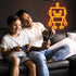 TOPQUALI Gift13.8 10.1 Inch Robot Neon Signs Robot LED Neon Light Decor for Game Room, Baby Living Room,Kids