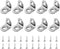 uxcell 10Pcs L-Shaped Brackets Corner Brace, 0.79"x0.79"x0.63" Corner Bracket Shelf Bracket Right