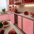 Pink Silk Contact Paper, 16"x118" Peel and Stick Wallpaper, Thick Waterproof Self-Adhesive Vinyl Film for Cabinets