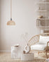 E26 E27 JACKYLED UL Boho Pendant Light Kit, Hemp Rope Light Fixture with Adjustable Hanging Light Cord & Light Socket