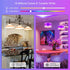 Bulbs Bulbs, Bulb A19 E26 Bulb, 800LM (2 Pack) FRIDEKO HOME LED Smart Light - Wi-Fi & Bluetooth Light Color Changing
