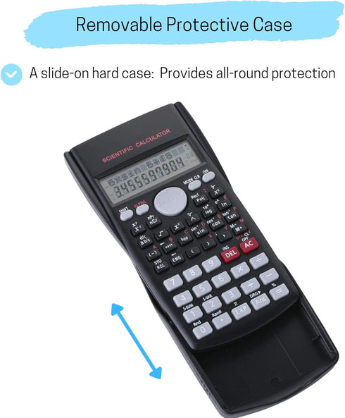 Mr. Pen Scientific 2 Line Calculator - Fraction & College Math Calculator for Students & Engineers, Back to School