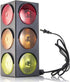 Kicko Traffic Light Prop, 12.25 Inch - Novelty Traffic Light Lamp for Kids, Plug-in Blinking Bedside Lamp