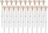 PASISIBICK Pack of 20 White Diamond Pens, Bling Gem Pen Décor Gifts for Women Bridesmaid Coworkers, Black Ink