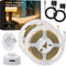 HOUHUI Under Bed Lights Motion Sensor COB LED Strip, 2 x 6.56Ft