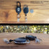 Super Heavy Duty Sidekick Retractable Badge and Key Reel - Carabiner Clip with Three Card ID Badge Holder
