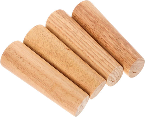 OSALADI 4pcs Replacement Sofa Legs Wooden Dresser Legs Extender Oak for Kitchen