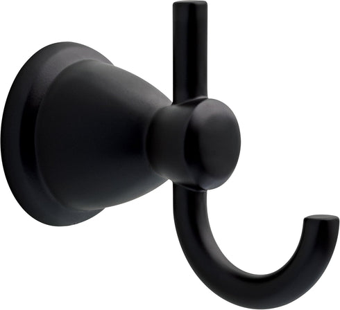 Franklin Brass KIN35-MB Kinla Robe Hook in Matte Black for Bathroom