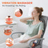 KNONNETD Heated Seat Cushion for Office Chair - Heating Pad for Back, Lumbar, Hip, Thigh with Vibration Massager