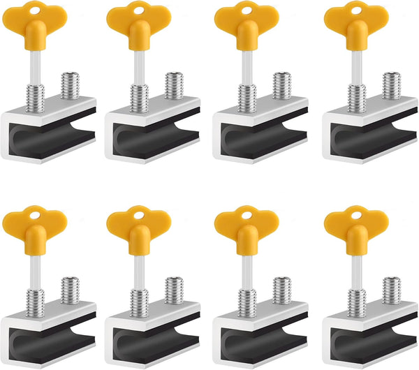Window Locks, 8 Sets Sliding Security Window Lock with Key for Vertical