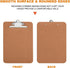 HERKKA 18 Pack Hardboard Clipboards, Office Butterfly Clipboards, Standard A4 Letter Size, ECO Friendly