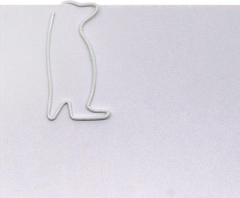 Butler in the Home Animal Penguin Shaped Paper Clips, 100 Count in Silver Tin