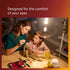 Vintage Spiral ST19 Dimmable LED Light Bulbs, E26 Bulb, Amber 2000K Lightbulb, 300 Lumen, 4 Pack