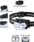 Lsnisni 9 LED Headlamp 2 Pack, 2000 Lumen Super Bright Head Lamp with 6 Modes, IPX5 Waterproof Head Light, Lightweight Head Flashlight for Kids Adults Camping Hiking - 6 AAA Batteries Included by Lsnisni
