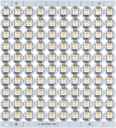 BTF-LIGHTING SK6812(WS2812B) RGBW LED Chips 100PCS RGB+Warm White Individually Addressable 5050SMD Module