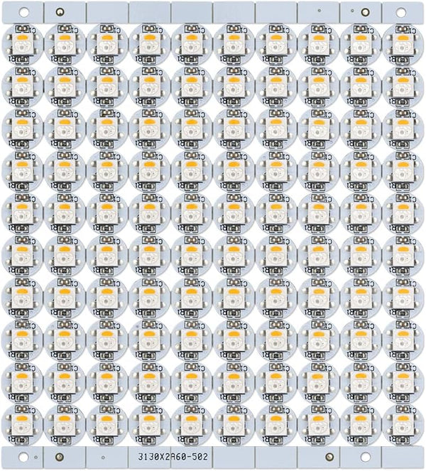 BTF-LIGHTING SK6812(WS2812B) RGBW LED Chips 100PCS RGB+Warm White Individually Addressable 5050SMD Module