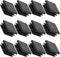 VOSAREA Square Tube End Caps Plastic Furniture Leg Inserts Tube Button Protectors