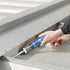 Akfix P635 Construction Sealant (1x10.4 oz.) Gray - Waterproof, Fast Curing, Durable & Paintable Concrete Crack Filler for Garage & Driveway, Wood, Brick and Cement-Based Materials | Gray, 1 Pack