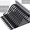Jeffbaubl 10 Pack Decorative Shelf Brackets, 7.4 Inch L Shape Wall Mounted Shelf
