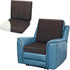 Wibeelee Brown Egg Crate Foam Recliner Cushion with Back Support, 19.7 x 19.7