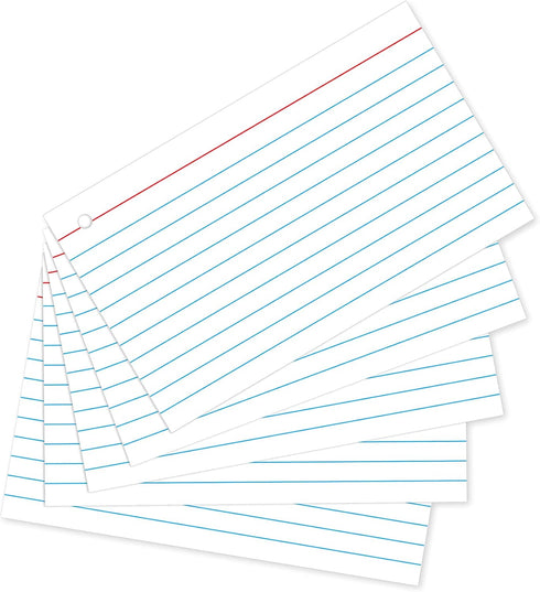iScholar Poly Cover Index Cards with Ring, Cover Color May Vary, 3x5 inches, 03510