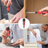 Cordless Electric Screwdriver, Rechargeable Mini Electric Screwdriver Set (Black & Red)