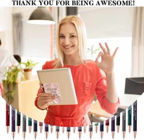 Kosiz 144 Pcs Inspirational Journal and Pen Set Teacher Appreciation Gifts Bulk Motivational Notebooks Thank You Gifts