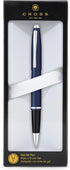 Cross Calais Medium Rollerball Gel Ink Pen, Matte Metallic Blue, Includes Premium Gift Box