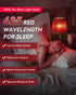 3W 625nm Bulbs 100% Bulb, A19 40W Bulbs Nursery,6 Pack Neporal Red Light for Sleep, Blue Light Blocking Red Light Night