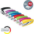 Leitz Mini Stapler, 10 Sheet Capacity, Ergonomic Metal Body, includes Staples, Metallic Pink