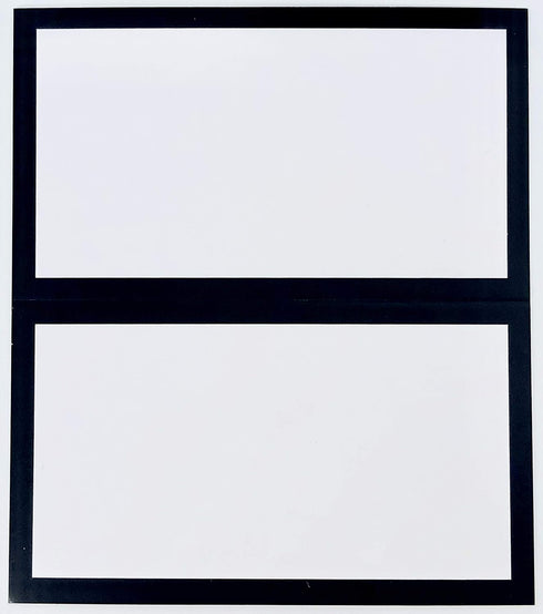 Tented Cards, 50 Folded Wedding Place Cards, 14 pt. Matte Card Stock for Banquet and Cocktail