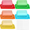 File Folder Tabs, Paxcoo 50 Sets Multicolor Hanging File Folder Tabs and Inserts, Plastic Tabs for Hanging Folders