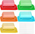 File Folder Tabs, Paxcoo 50 Sets Multicolor Hanging File Folder Tabs and Inserts, Plastic Tabs for Hanging Folders
