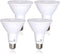 Bioluz LED 4 Pack PAR38 LED Light Bulb, 90 CRI, 12W = 100-120 Watt Replacement, Soft White 3000K, Dimmable
