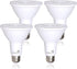 Bioluz LED 4 Pack PAR38 LED Light Bulb, 90 CRI, 12W = 100-120 Watt Replacement, Soft White 3000K, Dimmable