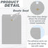 Geyee 100 Pcs Clasp Envelopes, Gummed Mailing Envelopes for Home Office Business Supplies, Grey
